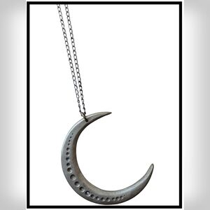 Crescent Moon Necklace.